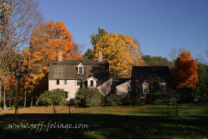 Fall foliage over New Englands Old Manse