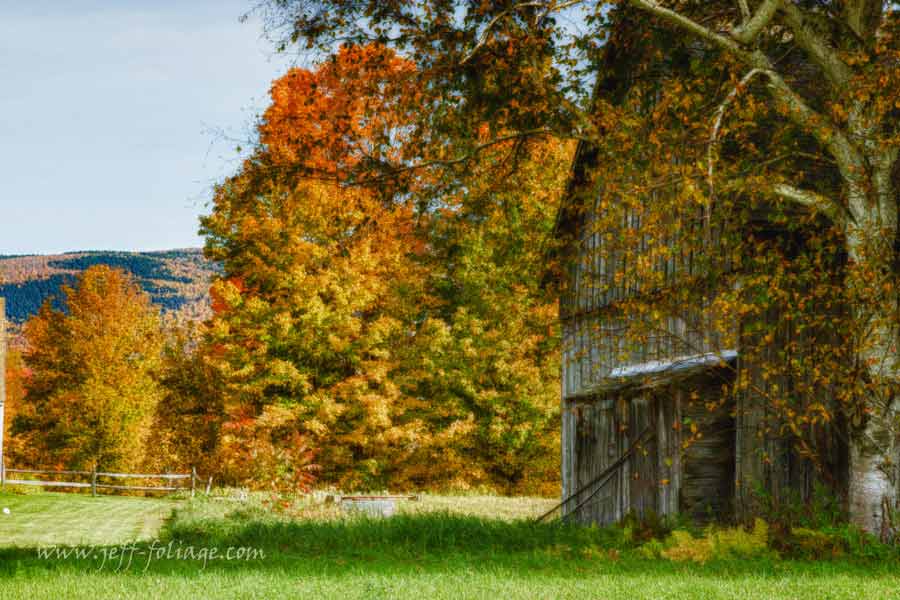 This hidden gem of a farm barn is in Vermont near Danby Vermont