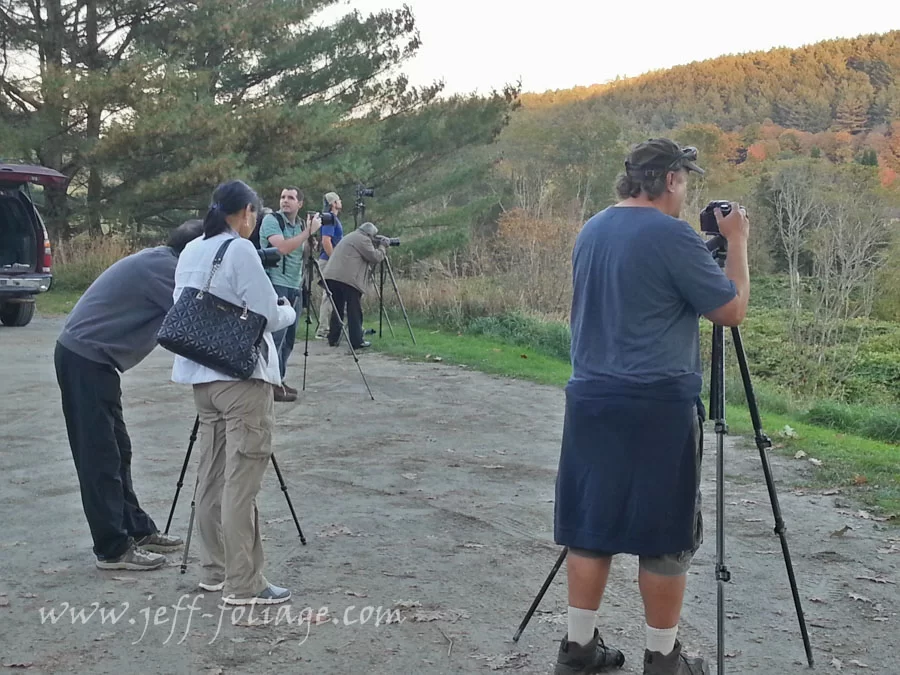 photographers shooting the Stowe church