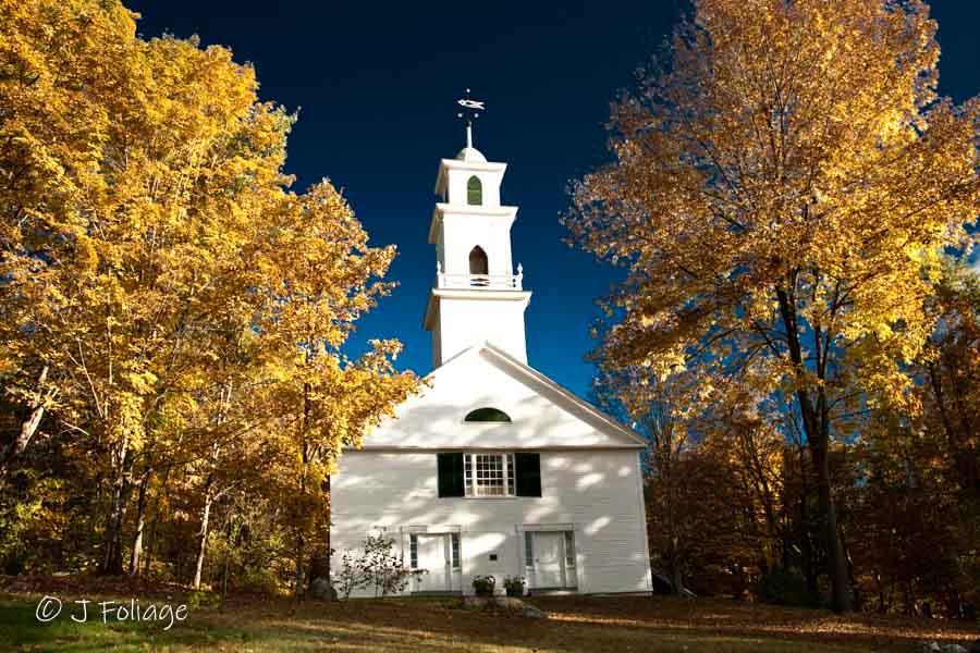 The Sutton New Hampshire meetinghouse