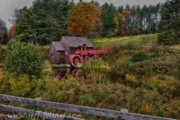 Guildhall grist mill in Guildhall Vermont