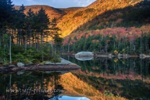 Fall colors in 2012 at the beaver pond in New Hampshire, #Vistaphotography #JeffFolger