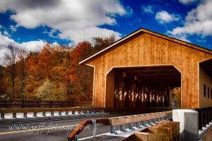 Pepperell covered bridge Massachusetts found on a scenic drive