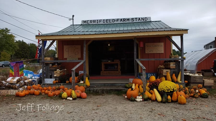 Maine farm stand