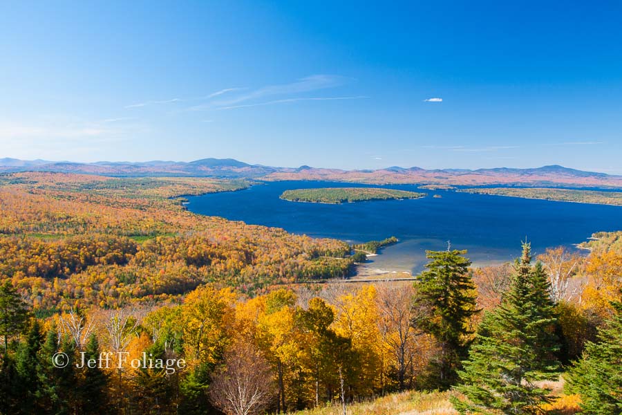 Maine's fall colors in October