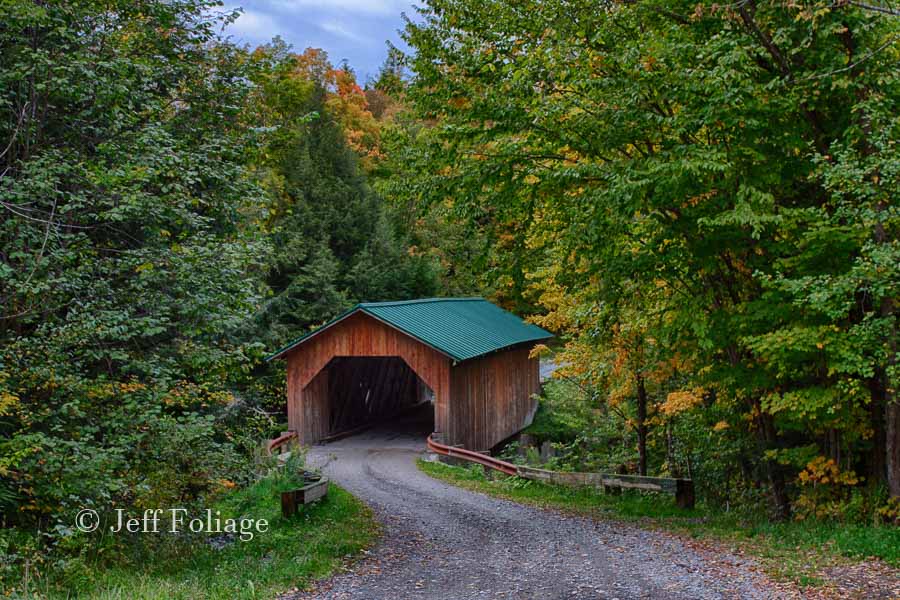 hill west covered bridge in Montgomery VT