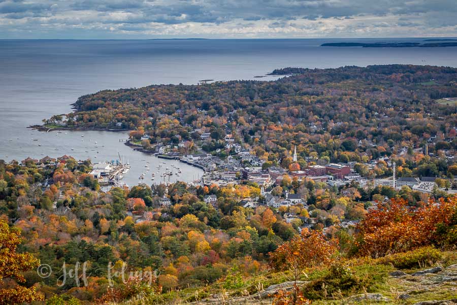 Camden Maine from Mount Battie