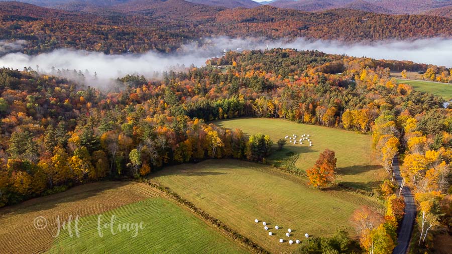 The rolling hills of Barnard Vermont