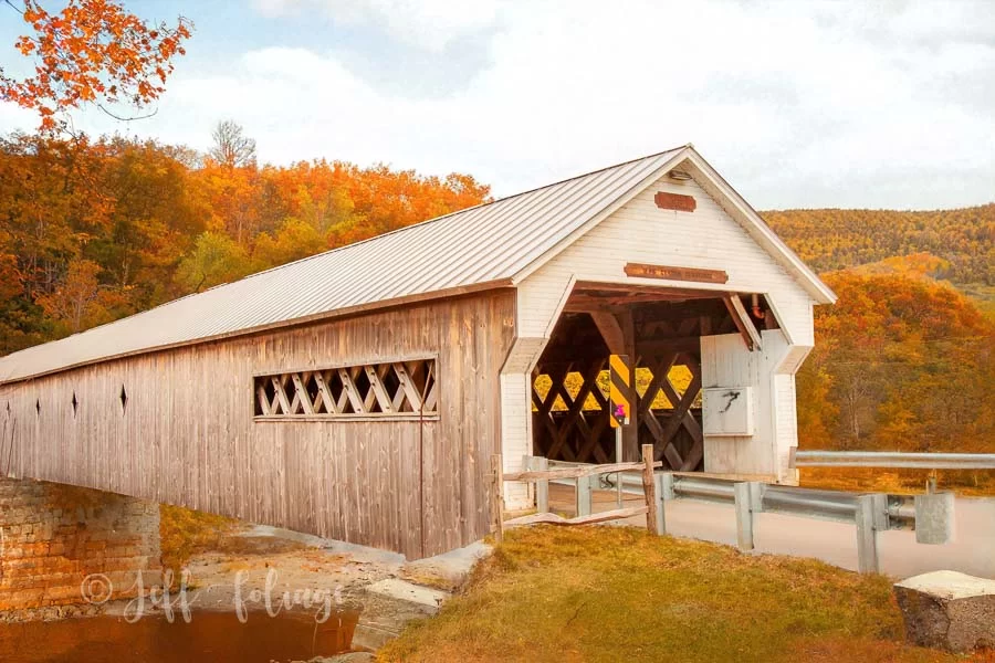Dummerston covered bridge over the west river