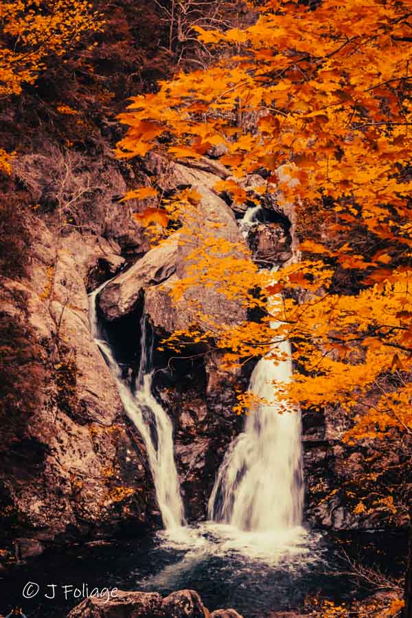 Stunning beauty of Bash Bish Falls in Massachusetts