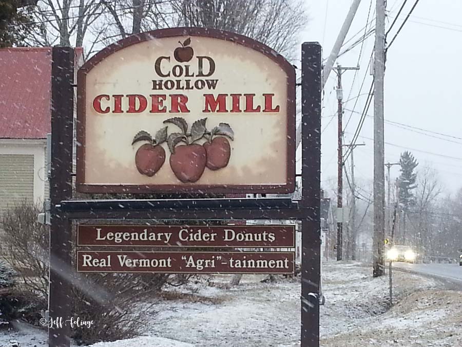 Agri-tourism on Route 100 at Cold Hollow Cider Mill
