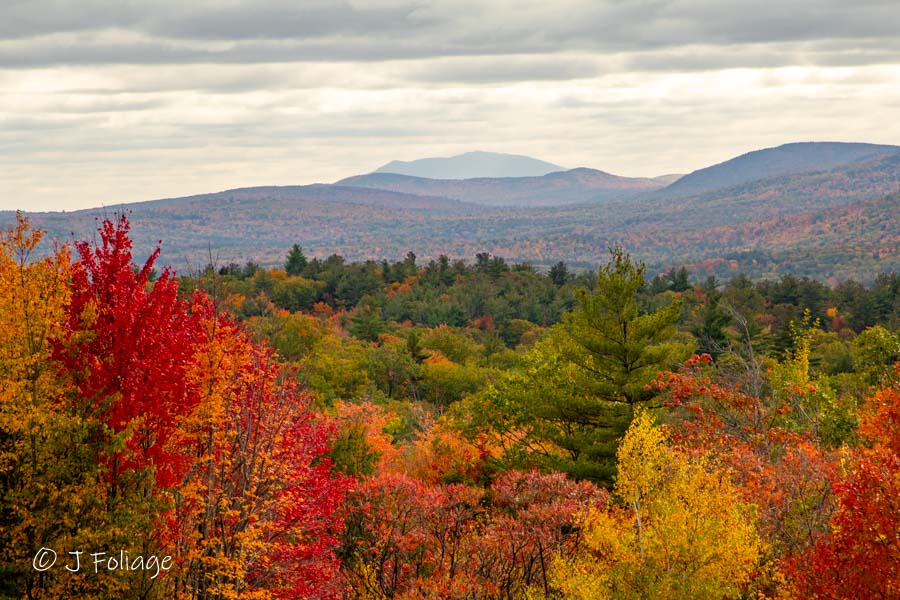 A view of New Hampshire's Mount Monadnock in Autumn.