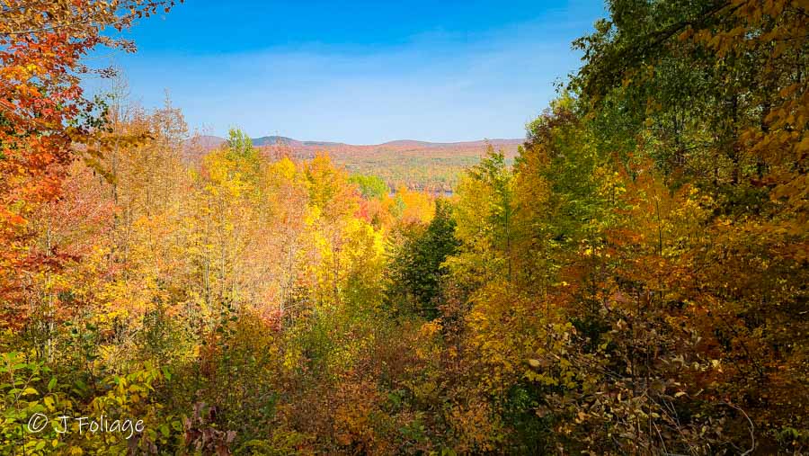 Lake Groton Overlook on an Autumn day