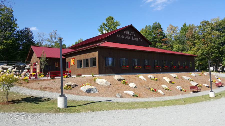 Polly's Pancake Parlor in Sugar hill New Hampshire after the renovation