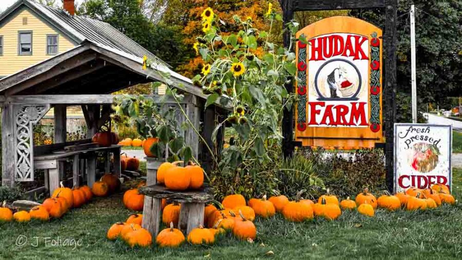 Hudaks farmstand in Swanton Vermont