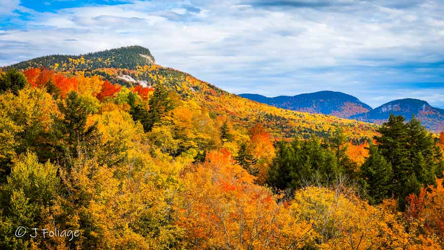 The Sugar Hill Scenic Overlook on the Kancamagus Highway