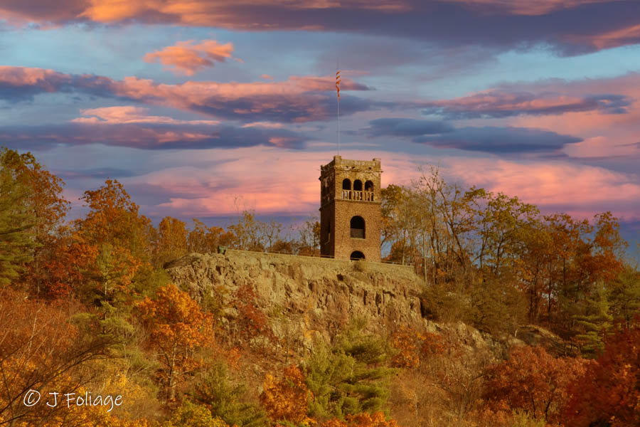 Poets tower in Greenfield Massachusetts