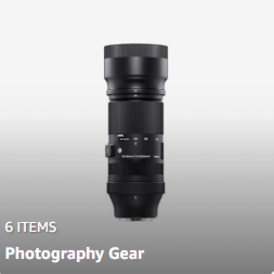 Photography Gear  in my Amazon Affiliate Store