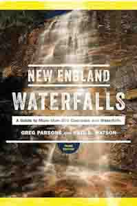 cover of book for waterfalls in new england