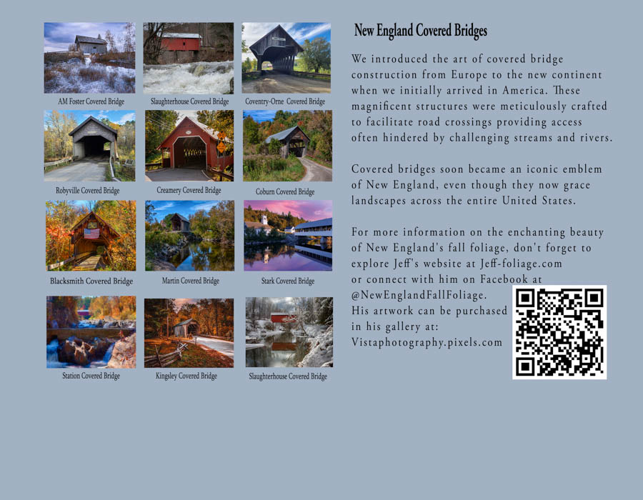 New England Covered Bridge Calendar