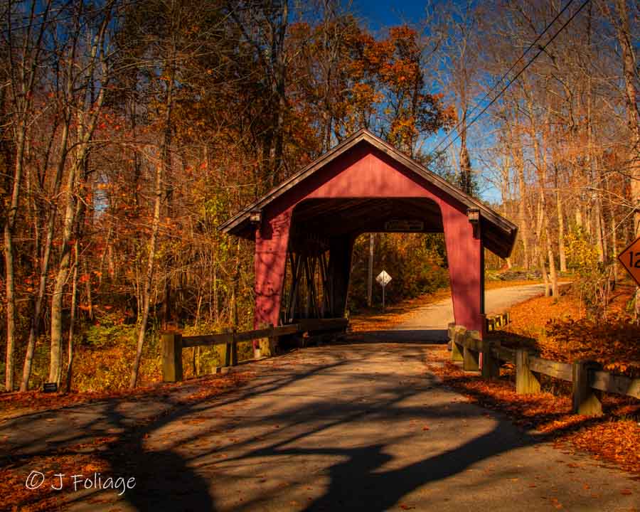 historic covered bridge wall calendar