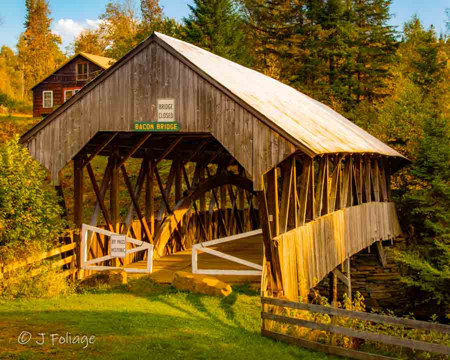 New Hampshire covered bridge photography