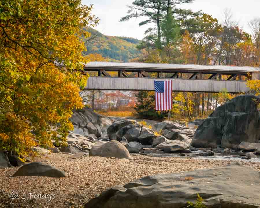 historic covered bridge wall calendar