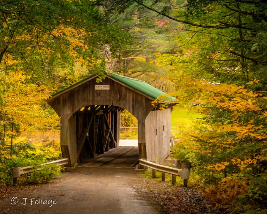Vermont covered bridge photography