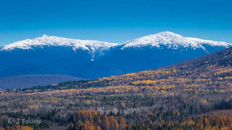 The presidential mountains W-J-A from route 2